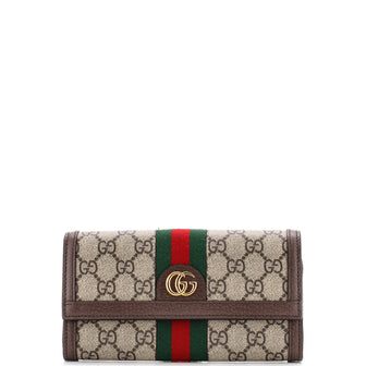 Gucci Ophidia Continental Wallet GG Coated Canvas