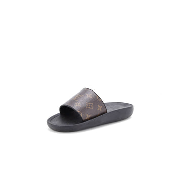 Louis Vuitton Women's Sunbath Flat Mule Sandals Monogram Canvas