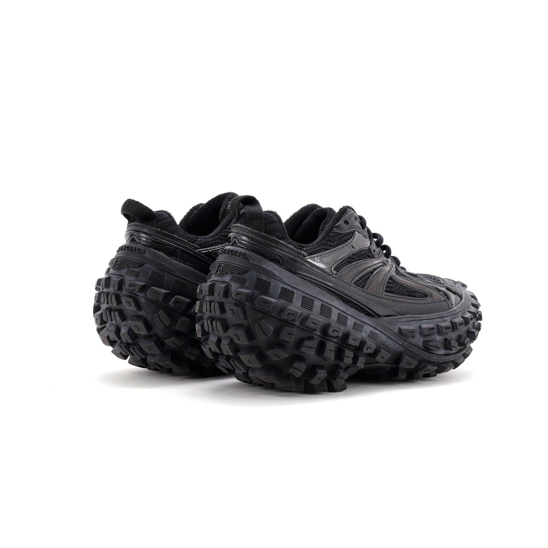 Balenciaga Defender Sneakers Nylon and Mesh Black 3562501