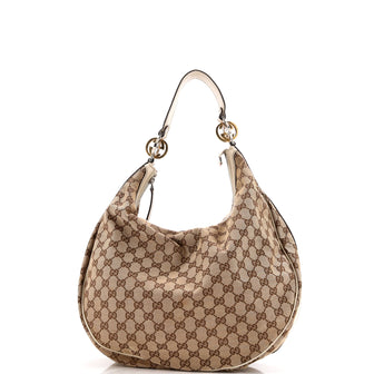 Gucci Twins Hobo GG Canvas Medium