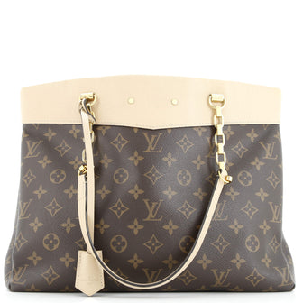 Louis Vuitton Pallas Shopper Monogram Canvas and Calfskin