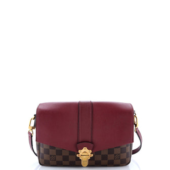 Louis Vuitton Clapton Handbag Damier and Leather PM
