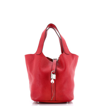Hermes Picotin Lock Bag Clemence MM