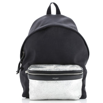 Saint Laurent City Backpack Canvas Medium