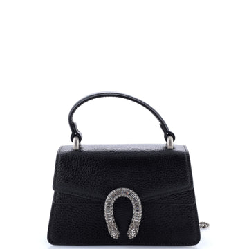 Gucci Dionysus Top Handle Bag Leather with Crystals Mini