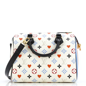 Louis Vuitton Speedy Bandouliere Bag Limited Edition Game On Multicolor Monogram 25
