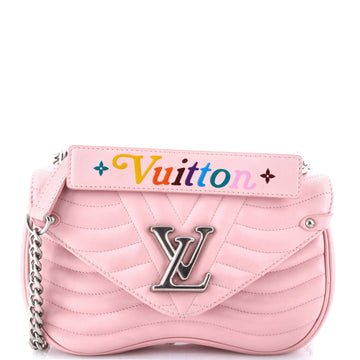 New Wave Chain Bag Quilted Leather MM