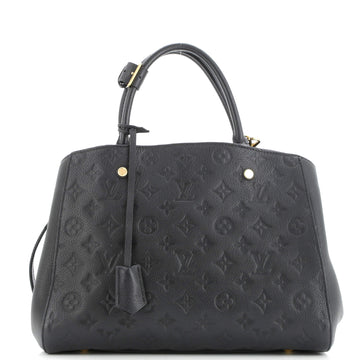 Louis Vuitton Montaigne Handbag Monogram Empreinte Leather MM