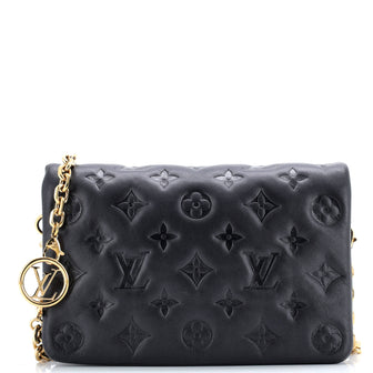 Louis Vuitton Coussin Pochette Monogram Embossed Lambskin