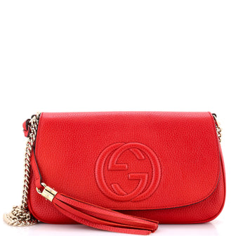Gucci Soho Chain Crossbody Bag Leather Medium