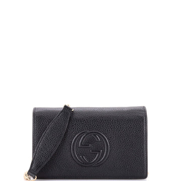 Gucci Soho Wallet on Chain Leather