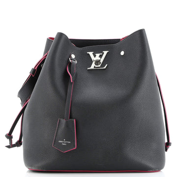 Louis Vuitton Lockme Bucket Bag Leather