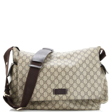 Gucci Diaper Bag GG Coated Canvas