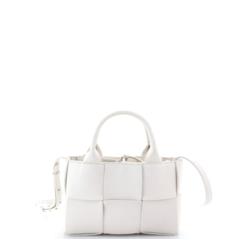 Bottega Veneta Arco Tote Maxi Intrecciato Leather Candy