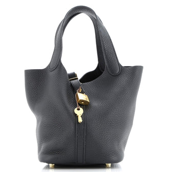 Hermes Picotin Lock Bag Clemence PM