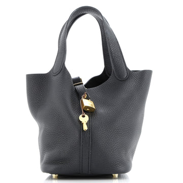 Hermes Picotin Lock Bag Clemence PM