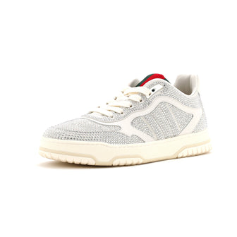 Gucci Re-Web Sneakers Crystal Embellished Leather