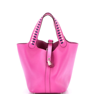 Hermes Picotin Lock Bag Tressage Epsom PM