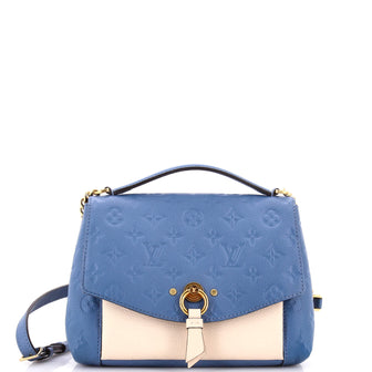 Louis Vuitton Blanche Handbag Monogram Empreinte Leather BB
