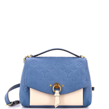 Louis Vuitton Blanche Handbag Monogram Empreinte Leather BB