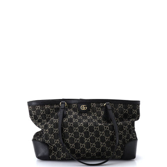 Gucci Ophidia Shopping Tote GG Denim Medium
