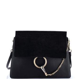 Chloe Faye Shoulder Bag Leather Medium