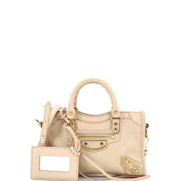 Balenciaga City Classic Studs Bag Leather Mini