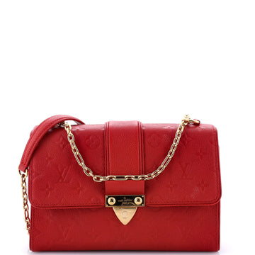 Louis Vuitton Saint Sulpice Handbag Monogram Empreinte Leather PM