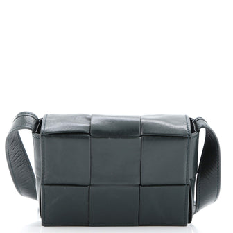 Bottega Veneta Cassette Crossbody Bag Maxi Intrecciato Leather Candy