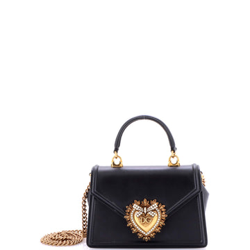 Dolce & Gabbana Devotion Top Handle Bag Leather Small
