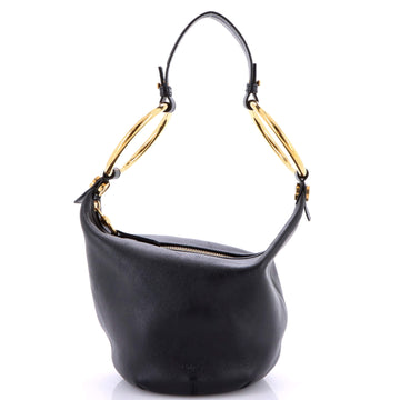Chloe Bracelet Zip Shoulder Bag Leather Small