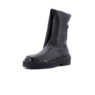 Valentino Garavani Women's Rockstud M-Way Over the Knee Boots Leather
