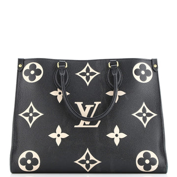 Louis Vuitton OnTheGo Tote Bicolor Monogram Empreinte Giant MM