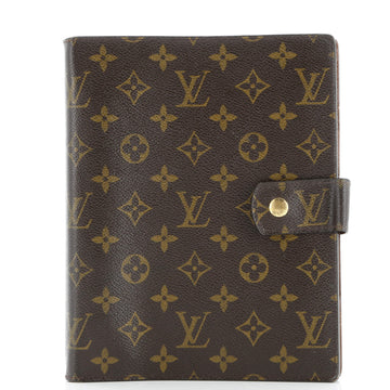 Louis Vuitton Ring Agenda Cover Monogram Canvas GM