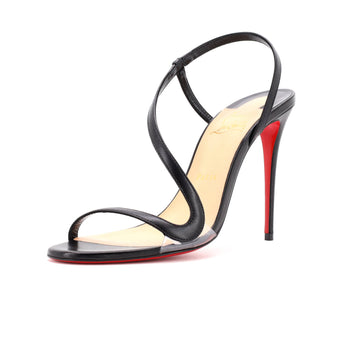 Christian Louboutin Women's Rosalie Slingback Heeled Sandals Leather 100