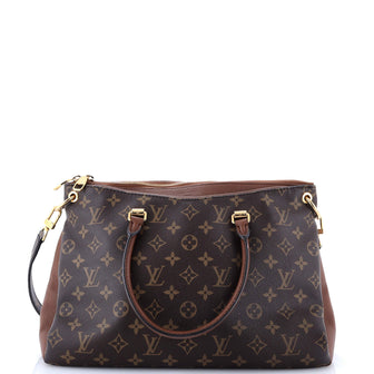 Louis Vuitton Pallas Tote Monogram Canvas with Leather