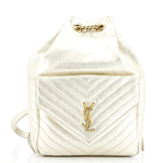Saint Laurent Joe Backpack Matelasse Chevron Leather