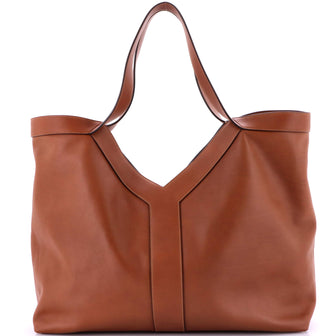 Saint Laurent Y Tote Leather Large