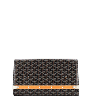 Goyard Monte Carlo Clutch Coated Canvas MM