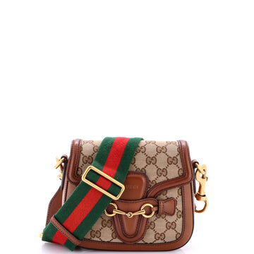 Gucci Lady Web Shoulder Bag GG Canvas Small