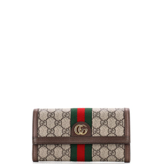 Gucci Ophidia Continental Wallet GG Coated Canvas