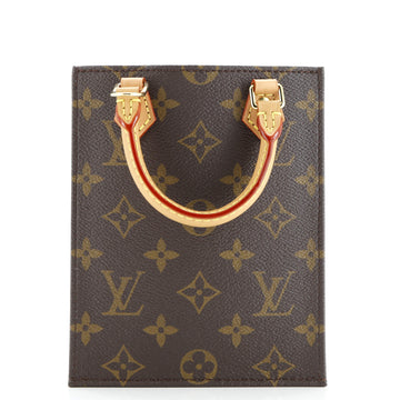 Louis Vuitton Petit Sac Plat Bag Monogram Canvas