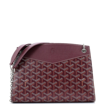 Goyard Structured Rouette Chain Shoulder Bag Coated Canvas PM