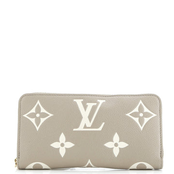 Louis Vuitton Zippy Wallet Bicolor Monogram Empreinte Giant