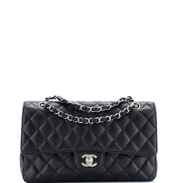 Chanel Classic Double Flap Bag Quilted Caviar Medium