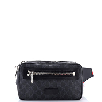 Gucci Soft Zip Belt Bag GG Coated Canvas Small