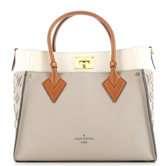 Louis Vuitton On My Side Tote Monogram Tuffetage Leather MM