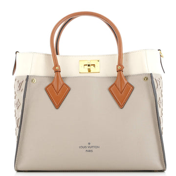 Louis Vuitton On My Side Tote Monogram Tuffetage Leather MM