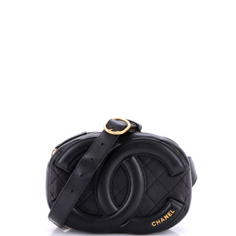 Chanel Coco Midnight Camera Case Quilted Lambskin Small