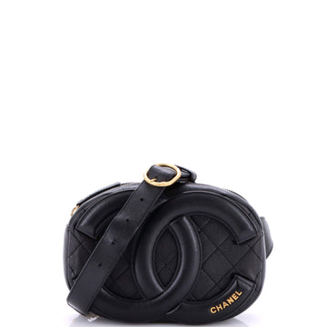 Chanel Coco Midnight Camera Case Quilted Lambskin Small